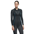 Technical Motorcycle Undersuit Women - Base Layer Summer - Black/Blue