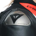 Misano 3 D-AIR® - Women's One-Piece Perforated Leather Motorcycle Suit - Black/Red/Fluo-Red