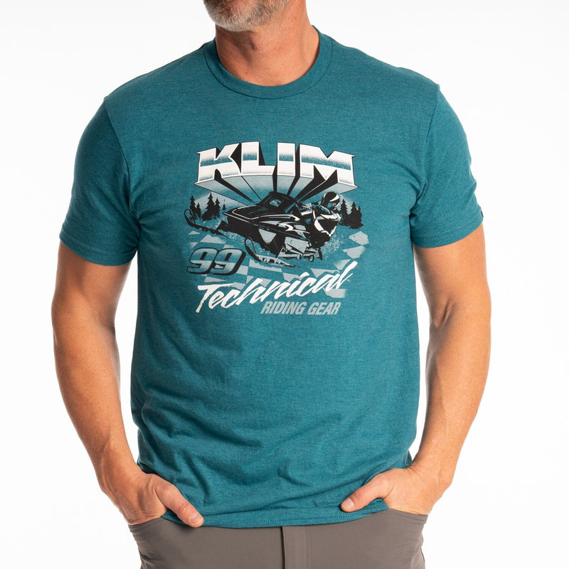3X / Heathered Teal - Black