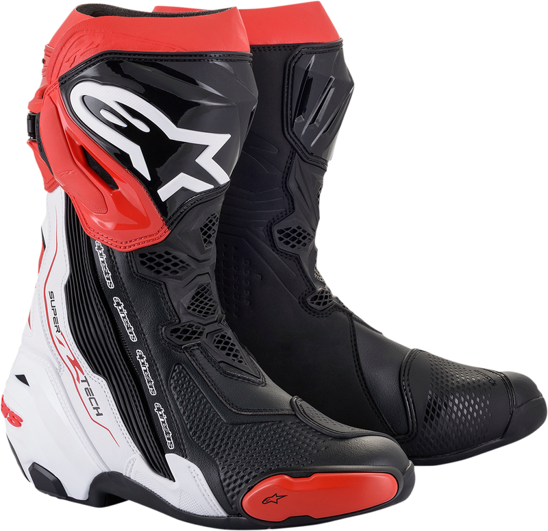 Alpinestars Supertech R Boots - Black/White/Red