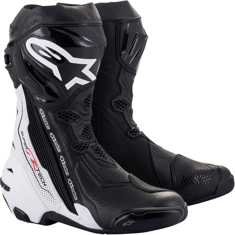 Alpinestars Supertech R Vented Boots - Black/White