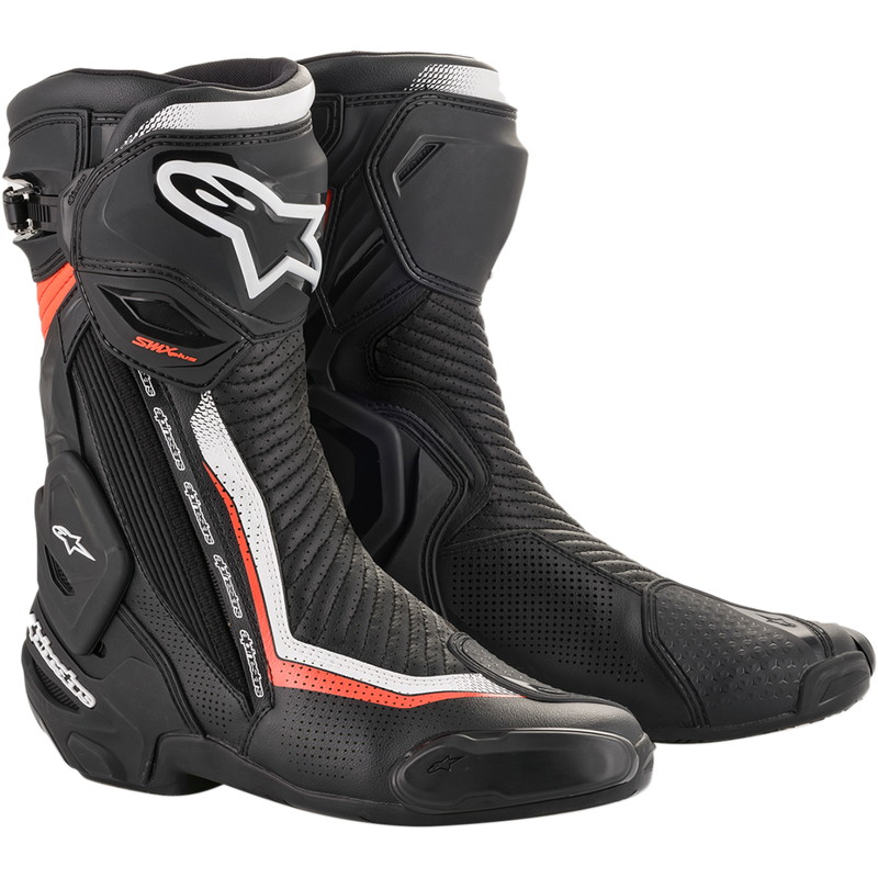 Alpinestars SMX Plus Vented Boots - Black/White/Red