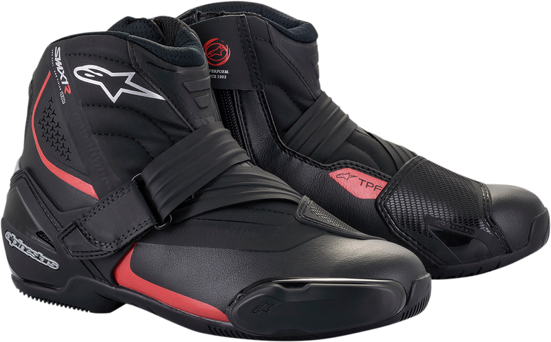 Alpinestars SMX-1 R v2 Boots - Black/Red