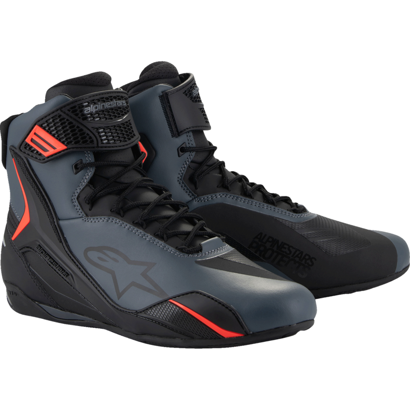 Alpinestars Faster-4 Shoes - Black/Gray/Red