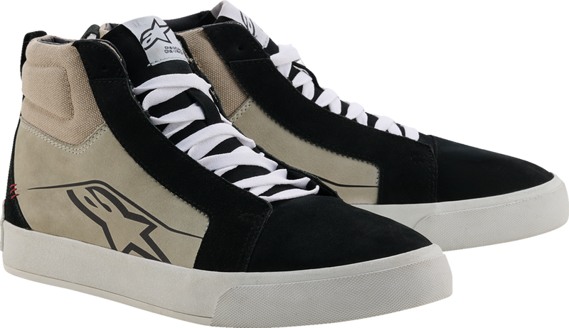 Alpinestars Ride-63 Leather Shoes - Black/Cool Gray/White