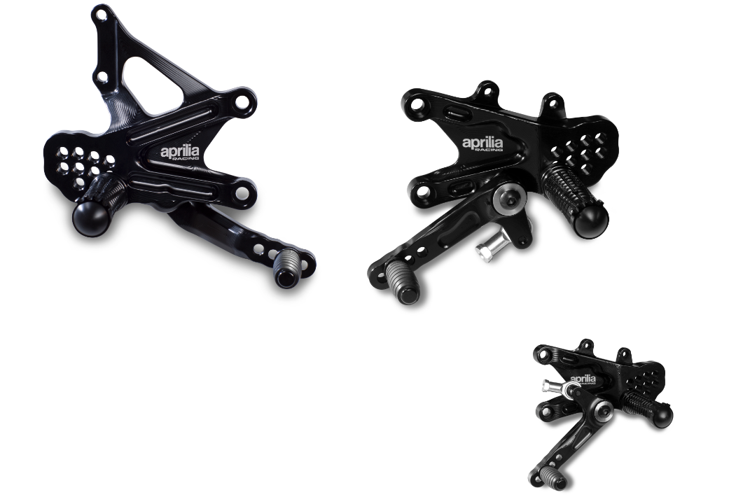 ADJUSTABLE FOOTRESTS IN ALUMINIUM - 2S001805