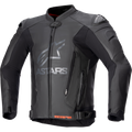 Alpinestars GP Plus v4 Leather Jacket - Black/Black