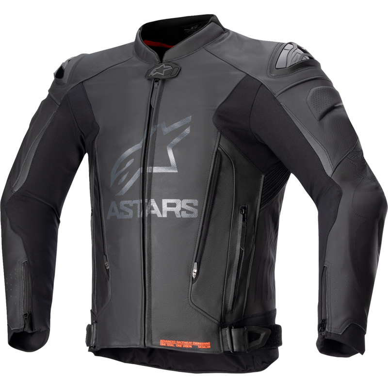 Alpinestars GP Plus v4 Leather Jacket - Black/Black