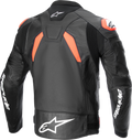 Alpinestars GP Plus R v4 Airflow Leather Jacket - Black/Red Fluo/White