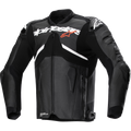 Alpinestars Atem v5 Leather Jacket - Black/White