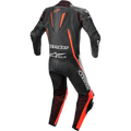 Alpinestars Fusion 1-Piece Suit - Black/Red Fluo