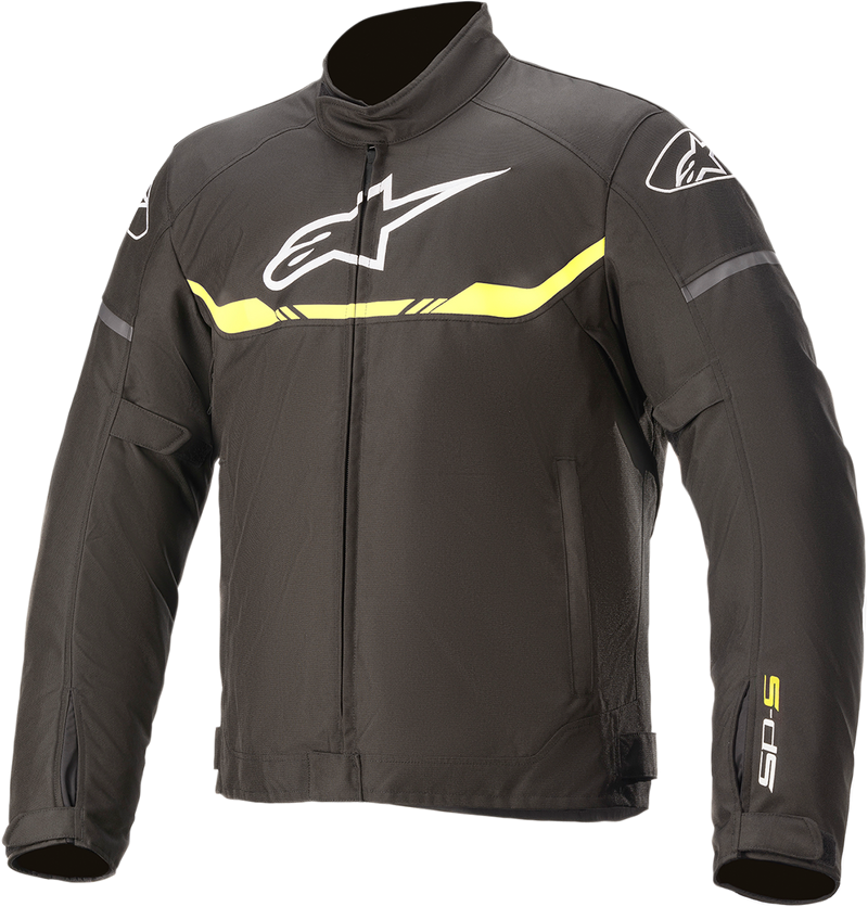 Alpinestars T-SP S Waterproof Jacket - Black/Yellow Fluo