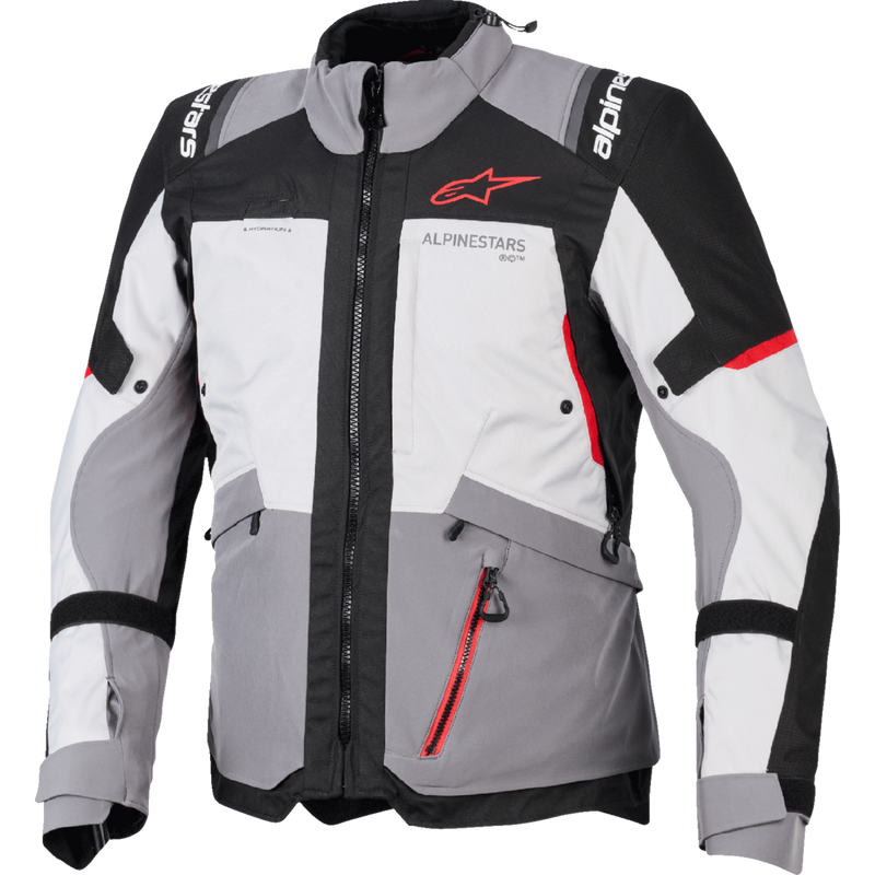 Alpinestars Andes v4 Drystar® Jacket - Dark Gray/Ice Gray/Black/Bright Red