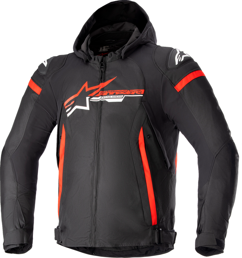 Alpinestars Zaca Waterproof Jacket - Black/Bright Red/White