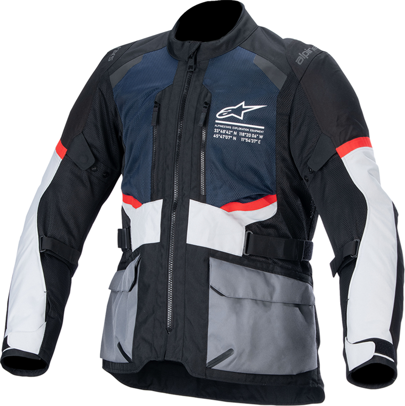 Alpinestars Andes Air Drystar® Jacket - Deep Blue/Black/Ice Gray