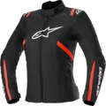 Alpinestars Stella T-SPS v2 WP Jacket - Black/White/Red Fluo