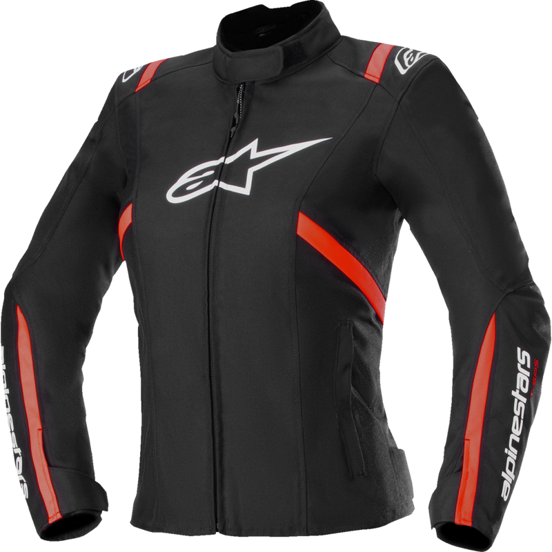 Alpinestars Stella T-SPS v2 WP Jacket - Black/White/Red Fluo