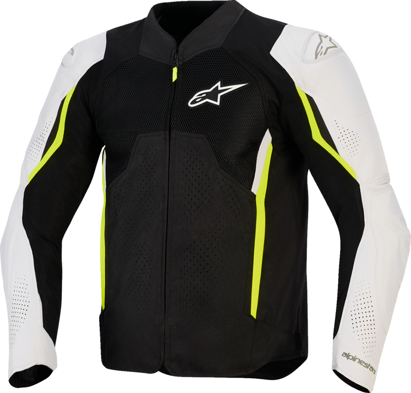 Alpinestars AST v3 Air Jacket - Black/Silver/Yellow Fluo