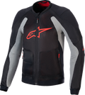 Alpinestars Troop-Air Jacket - Black/Ash Gray/Bright Red