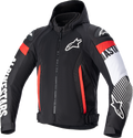 Alpinestars Zaca Air Jacket - Black/White/Red Fluo