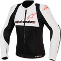 Alpinestars Stella SMX Air Jacket - Ice Gray/Black/Coral Fluo