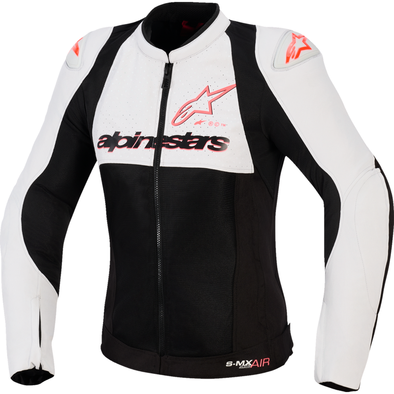 Alpinestars Stella SMX Air Jacket - Ice Gray/Black/Coral Fluo