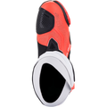 Black + Fluorescent Red + White