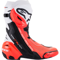 Black + Fluorescent Red + White