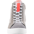 Gray + Red + White