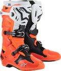 Black + Fluorescent Orange + White