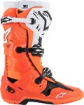 Black + Fluorescent Orange + White