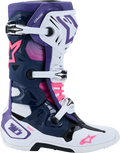 Fluorescent Pink + Navy + Violet + White