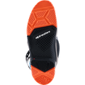 Black + Fluorescent Orange + Warm Gray