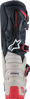 Black + Bright Red + Light Gray