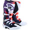 Blue + Fluorescent Red + Purple + White