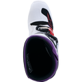 Black + Dark Blue + Purple + White
