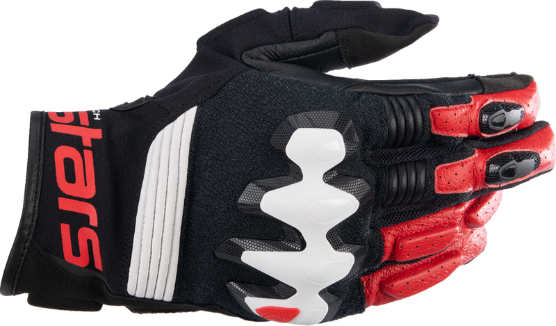 Alpinestars Halo Gloves - Black/White/Bright Red