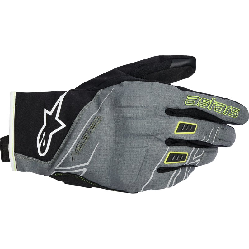Alpinestars Moblast WP Gloves - Fur Gray/Black/Sulphur Yellow