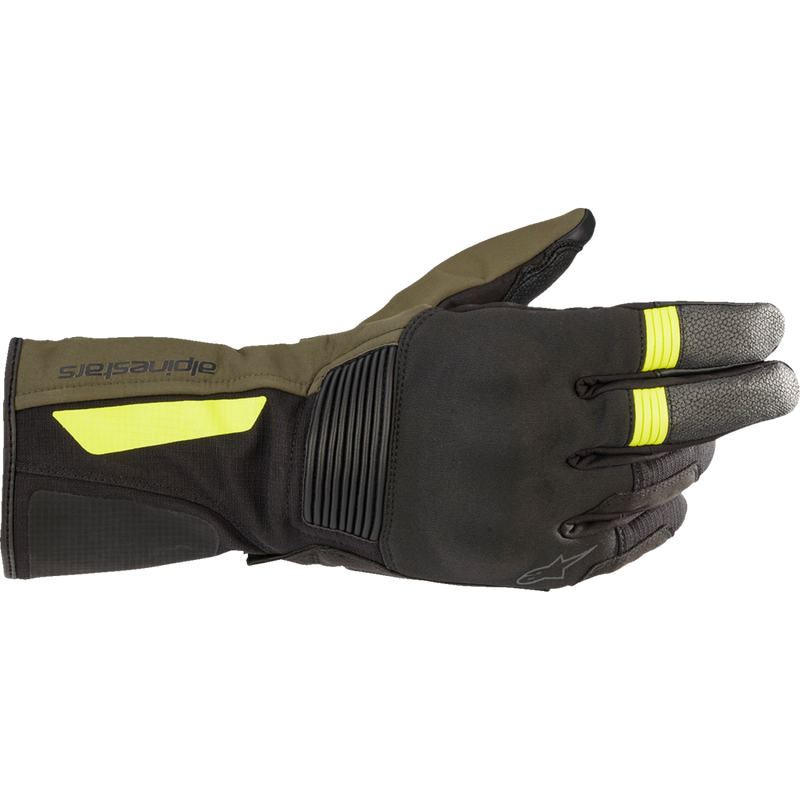 Alpinestars Denali Aerogel Drystar® Gloves - Black Forest/Fluo Yellow