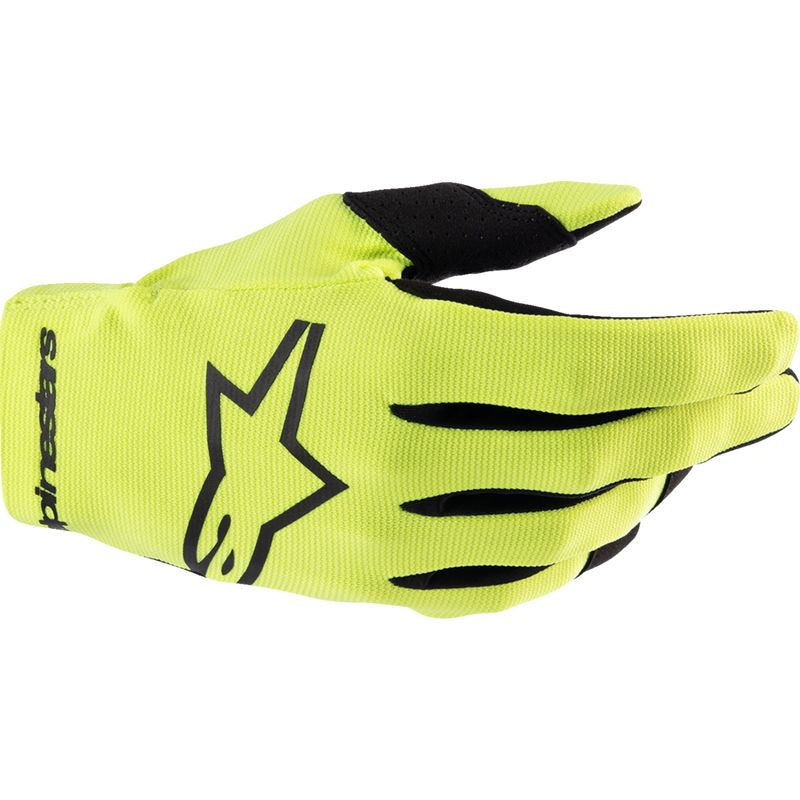 Alpinestars Youth Radar Gloves - Fluo Yellow/Black