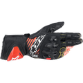 Alpinestars GP Tech V2 S Gloves - Black/White/Fluo Red