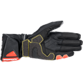 Alpinestars GP Tech V2 S Gloves - Black/White/Fluo Red