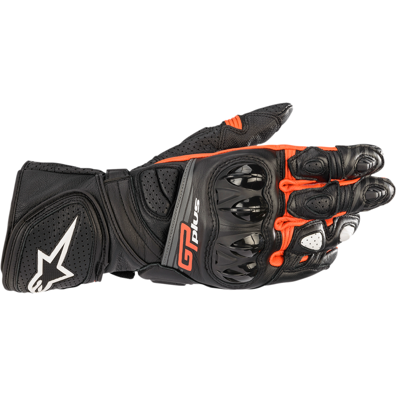 Alpinestars GP Plus R v2 Gloves - Black/Fluo Red