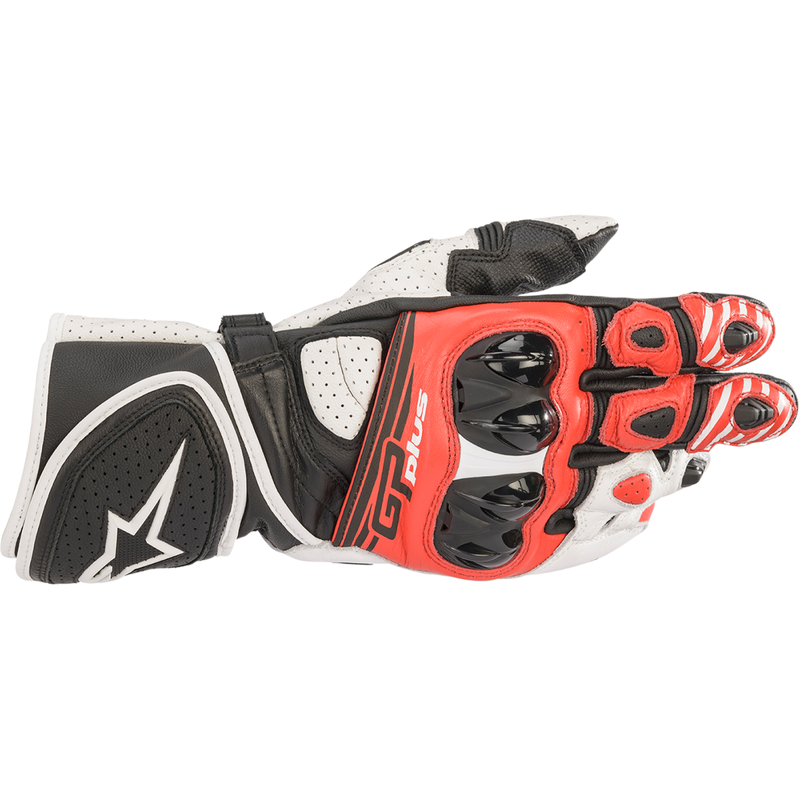 Alpinestars GP Plus R v2 Gloves - Black/White/Red -3XL