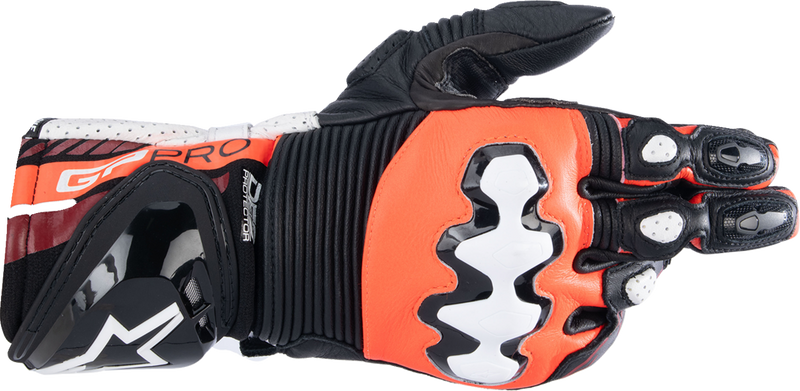 Alpinestars GP Pro R4 Gloves - Black/Fluo Red/White
