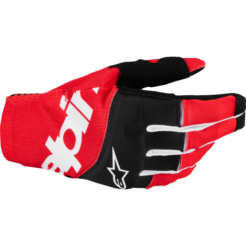 Alpinestars Techstar MX Gloves - Black/Bright Red
