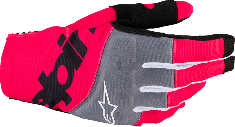 Alpinestars Techstar MX Gloves - Black/Fluo Pink