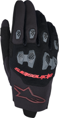 Alpinestars Pro-Dura Gloves - Black/Bright Red