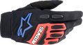 Alpinestars Full Bore XT Gloves - Black/Bright Red/Blue