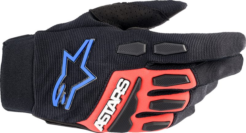 Alpinestars Full Bore XT Gloves - Black/Bright Red/Blue